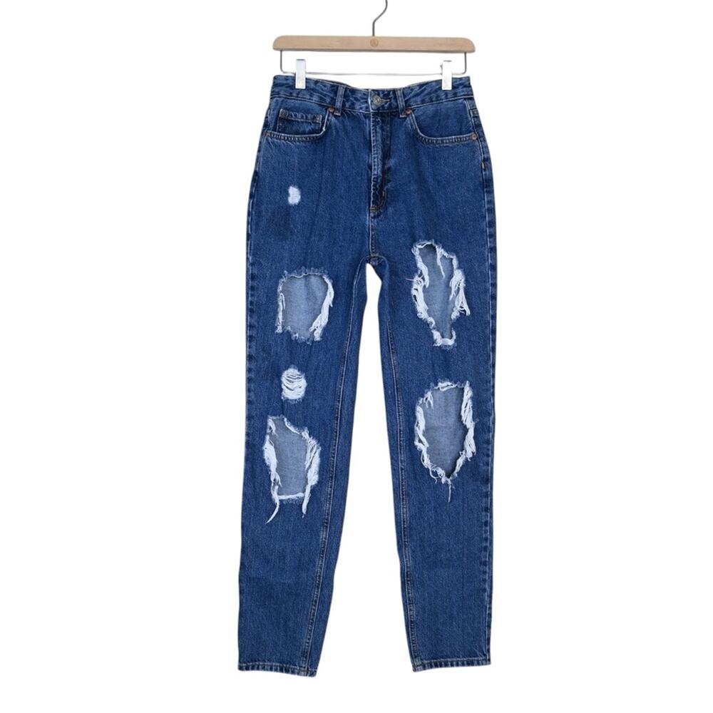 BDG Womens 27 Mom High Rise Distressed Jean